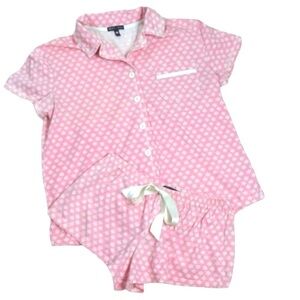 Tart Intimates Snowflake Print Sleep Shirt & Shorts |‎ Small